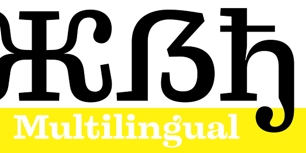 Card displaying Liberteen typeface in various styles