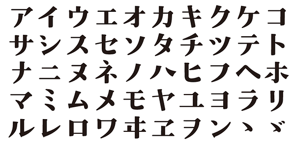 Card displaying ADS Ayumin typeface in various styles