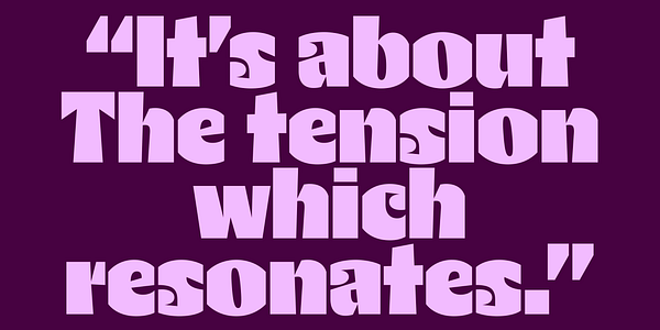 Card displaying RL Folklor typeface in various styles