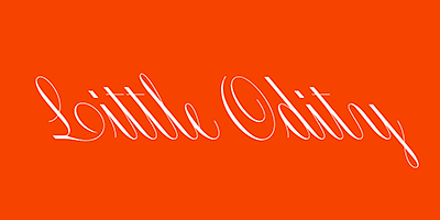 Card displaying Canora typeface in various styles