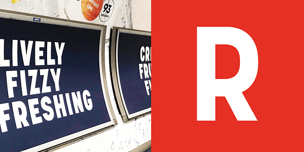 Card displaying Korolev typeface in various styles