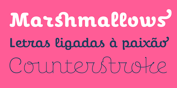 Card displaying Perec Scripte 1 typeface in various styles