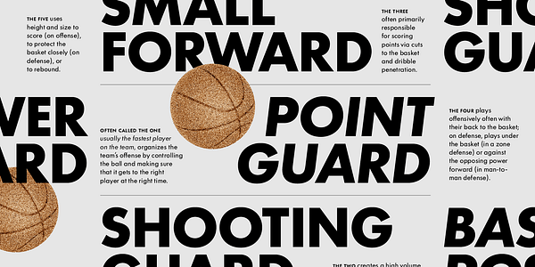 Card displaying Futura®100 typeface in various styles