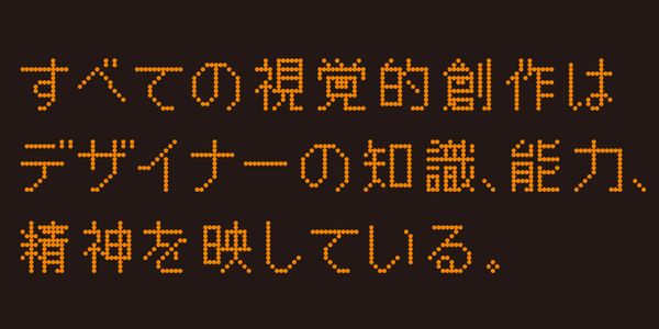 Card displaying AB Polcadot typeface in various styles