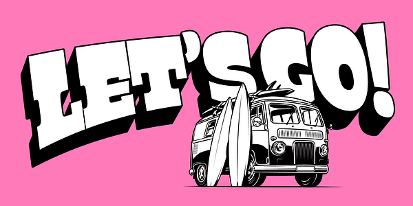 Card displaying Zeplin Variable typeface in various styles