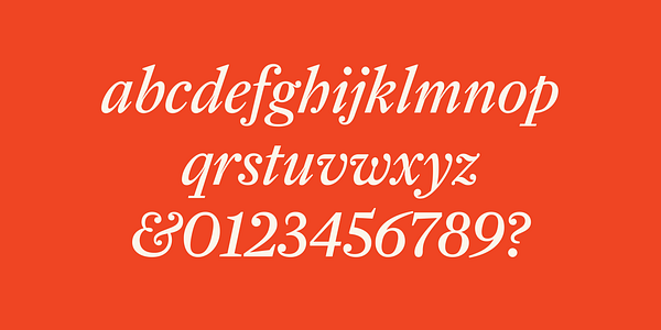 Card displaying Farnham Text typeface in various styles