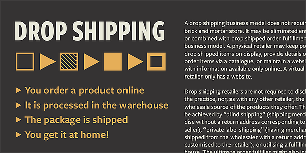 Card displaying Freight Sans typeface in various styles