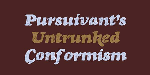 Card displaying Rinse typeface in various styles