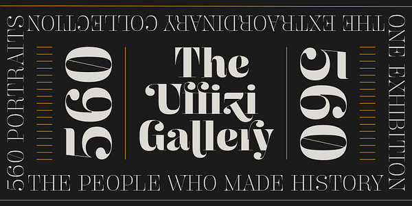 Card displaying Butik typeface in various styles