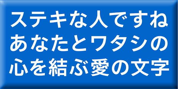 Card displaying Ruika typeface in various styles