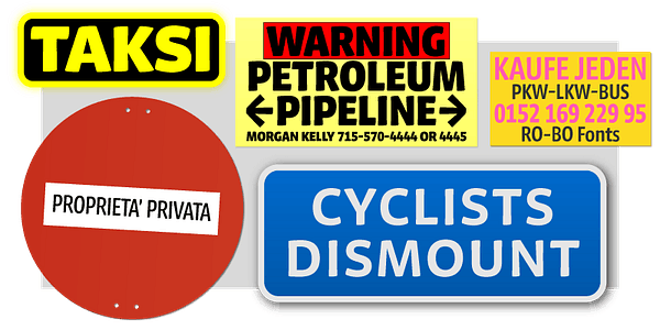 Card displaying Chidori Variable typeface in various styles