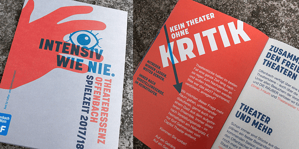 Card displaying Korolev typeface in various styles