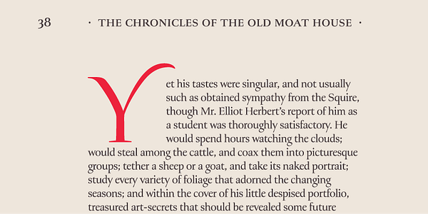 Card displaying Ellery typeface in various styles