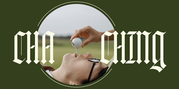 Card displaying Fayte typeface in various styles