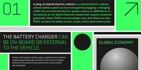 Card displaying Utility Pro typeface in various styles