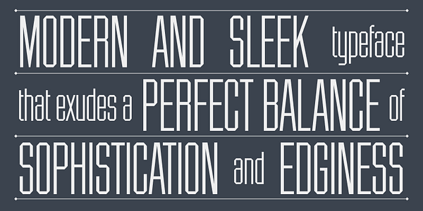 Card displaying Chamfer Gothic Ludlow typeface in various styles