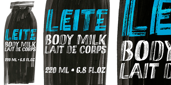 Card displaying Marker Aid typeface in various styles