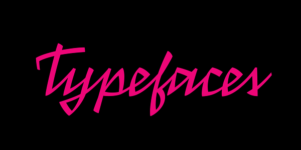 Card displaying Haltrix typeface in various styles