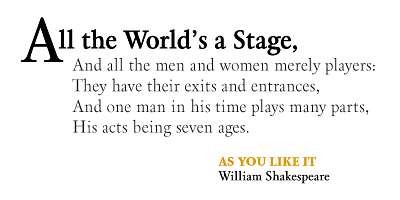 Card displaying Brigade typeface in various styles