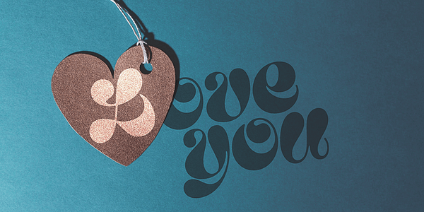 Card displaying Yink typeface in various styles