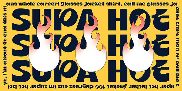 Card displaying Tumb typeface in various styles