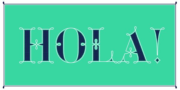 Card displaying Green Fairy typeface in various styles