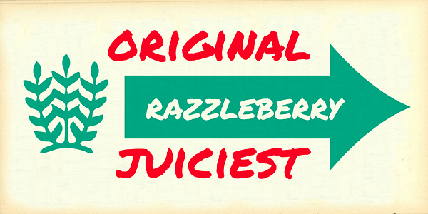 Card displaying Permanent Marker Pro typeface in various styles