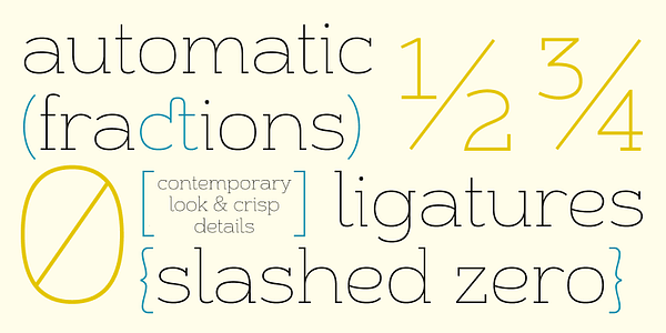 Card displaying Alight Slab typeface in various styles