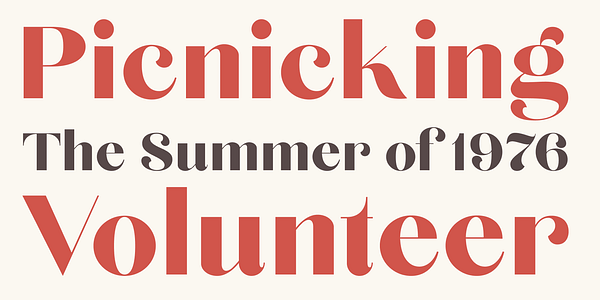 Card displaying Chloe typeface in various styles