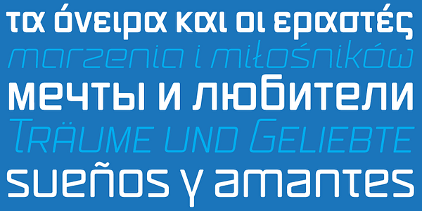 Card displaying Vox typeface in various styles