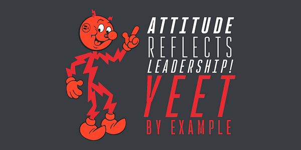 Card displaying Rocinante Titling Variable typeface in various styles