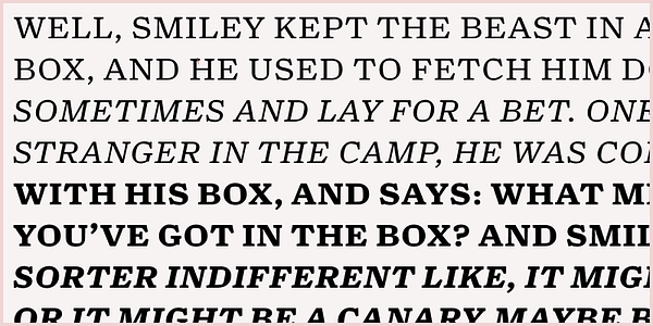 Card displaying Turnip RE typeface in various styles