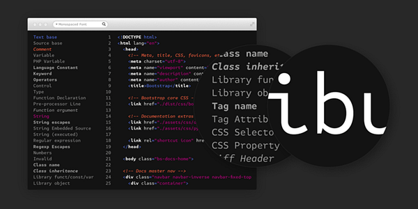 Card displaying FF Attribute Mono typeface in various styles