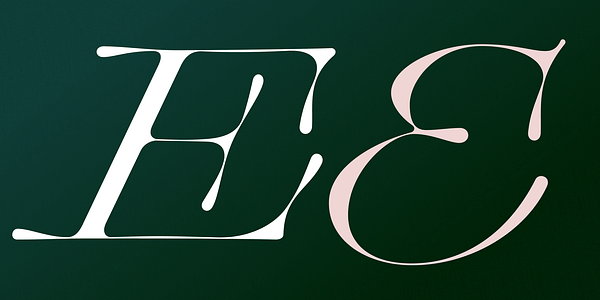 Card displaying Club Lithographer typeface in various styles