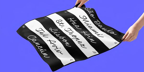 Card displaying PD Americano typeface in various styles