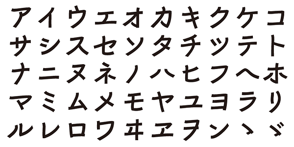 Card displaying ADS Ikikoku typeface in various styles