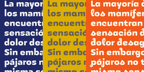 Card displaying JAF Peacock typeface in various styles