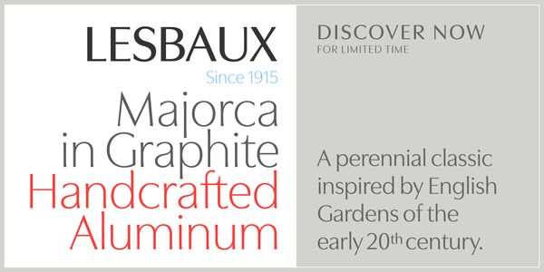 Card displaying Utile Display typeface in various styles