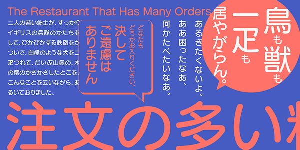 Card displaying FOT-Seurat ProN typeface in various styles