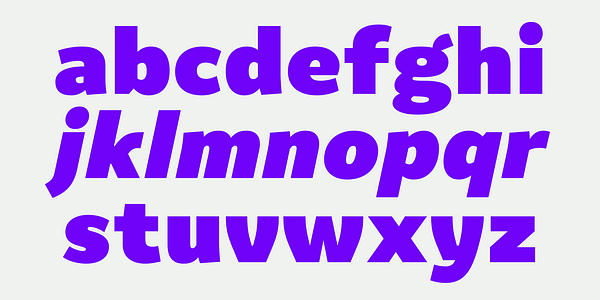 Card displaying Amifer typeface in various styles