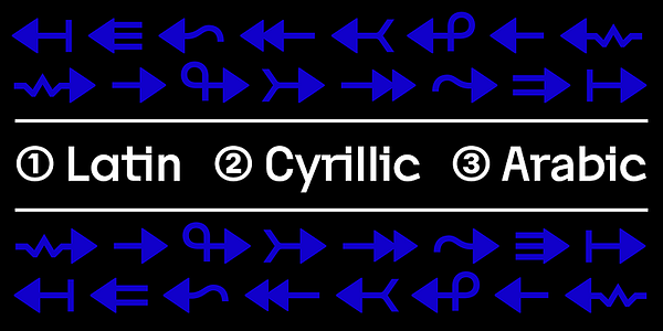 Card displaying Tosh typeface in various styles