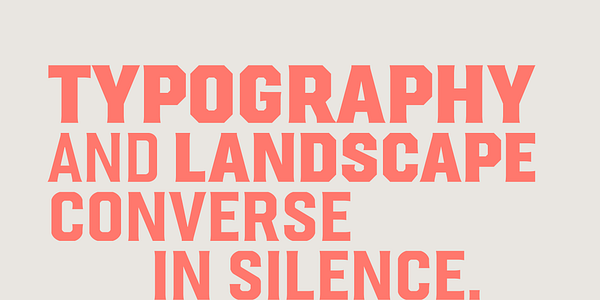 Card displaying Placa typeface in various styles