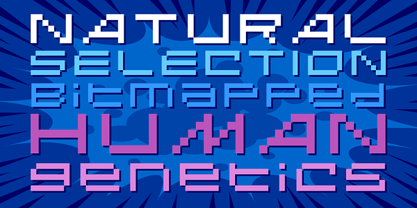 Card displaying CC Designer Genes typeface in various styles