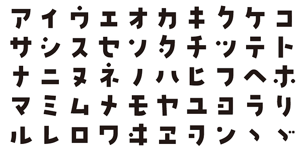 Card displaying ADS Saikoro typeface in various styles