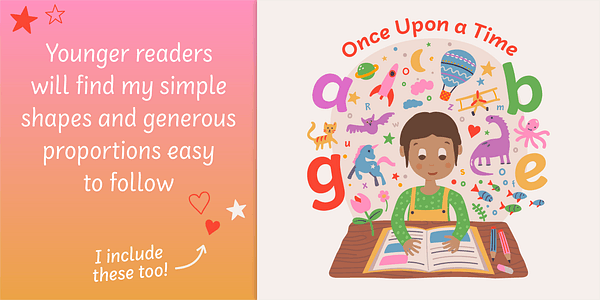 Card displaying SideNote Variable typeface in various styles