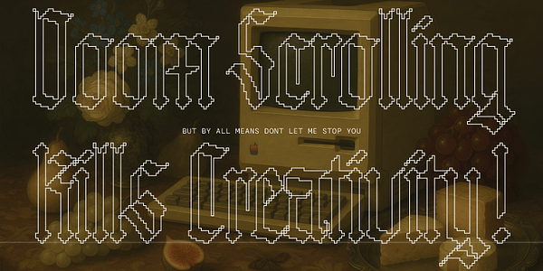 Card displaying Fayte Pixel typeface in various styles