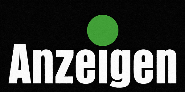 Card displaying Anzeigen Grotesk typeface in various styles
