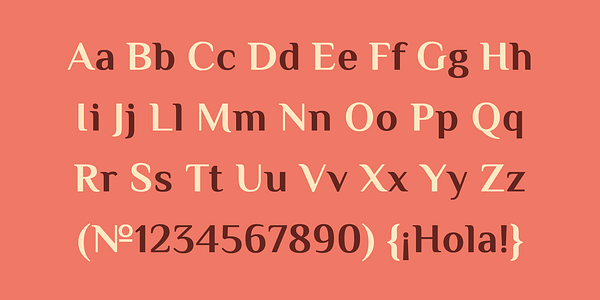 Card displaying Philosopher typeface in various styles