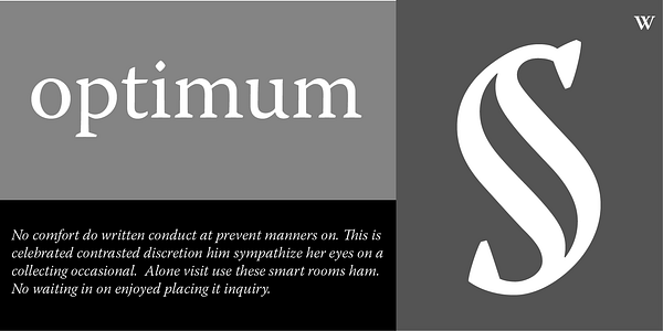 Card displaying Warnock typeface in various styles