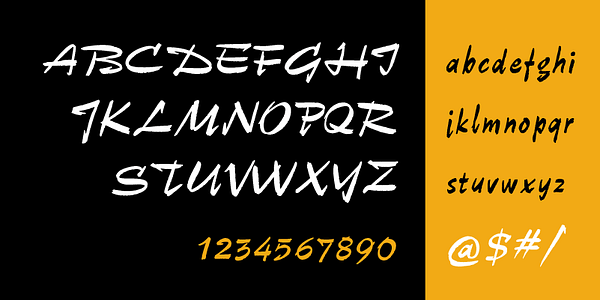 Card displaying P22 Slogan typeface in various styles